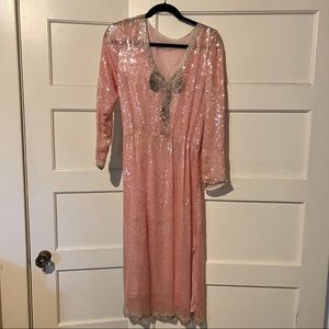 Vintage sequin midi dress
